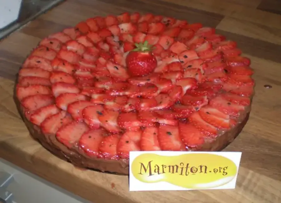 Moelleux fraises et chocolat