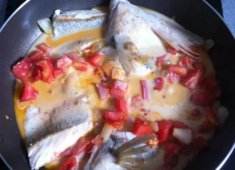 Poisson au lait de coco