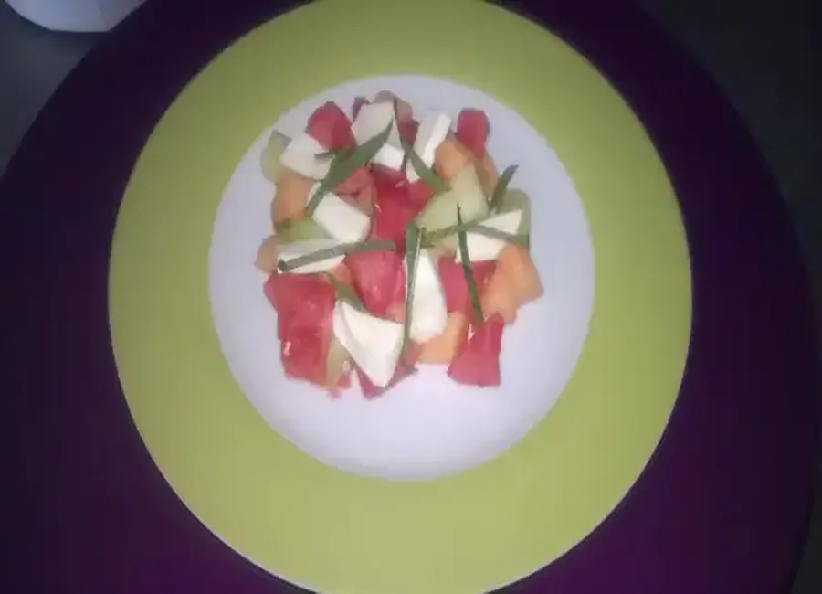 Salade aux trois melons