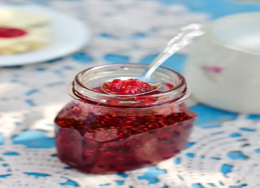 Confiture framboises/groseille