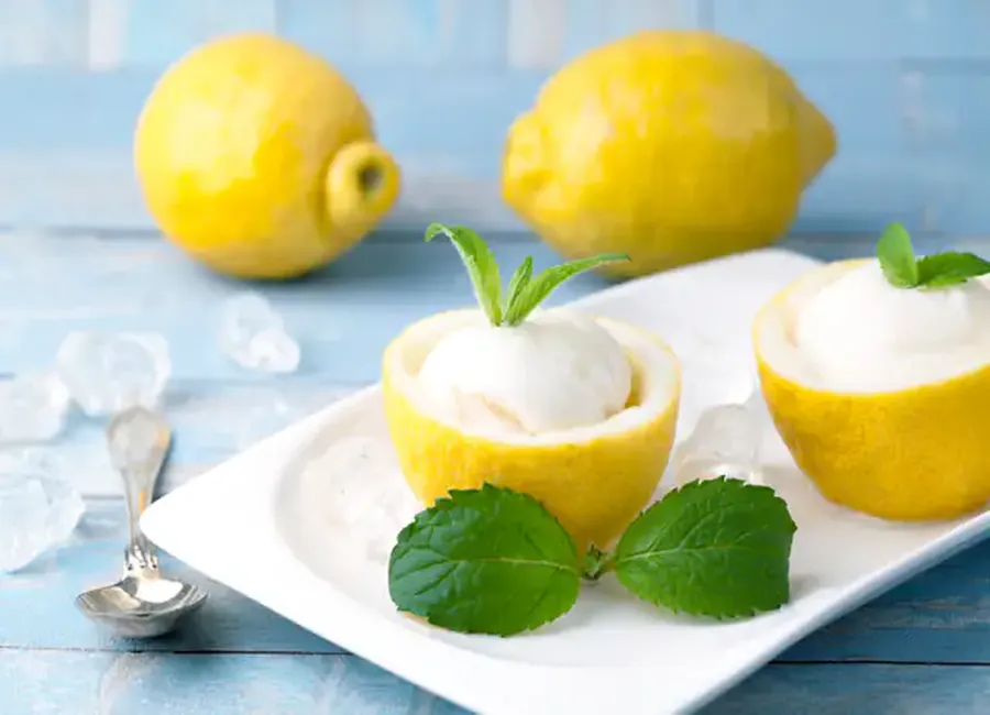 Sorbet menthe citron