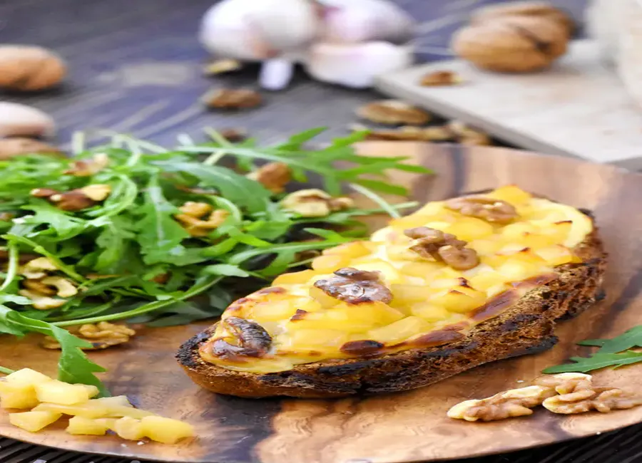 Tartine normande végétarienne