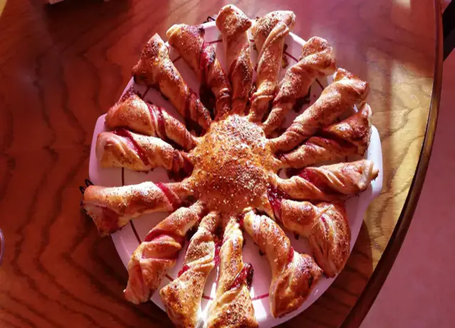 Tarte soleil à la framboise