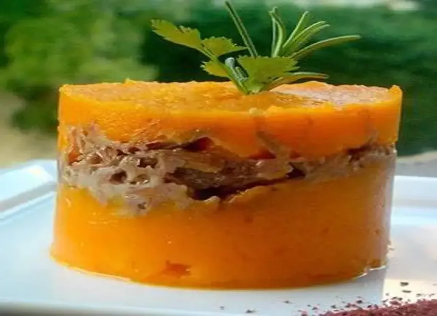Parmentier de canard au potiron vanillé