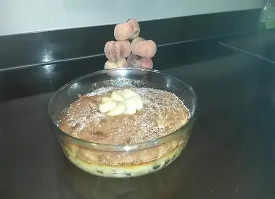 Gâteau aux pêches
