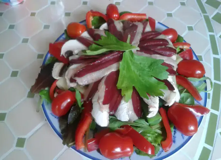 Salade de magret de canard