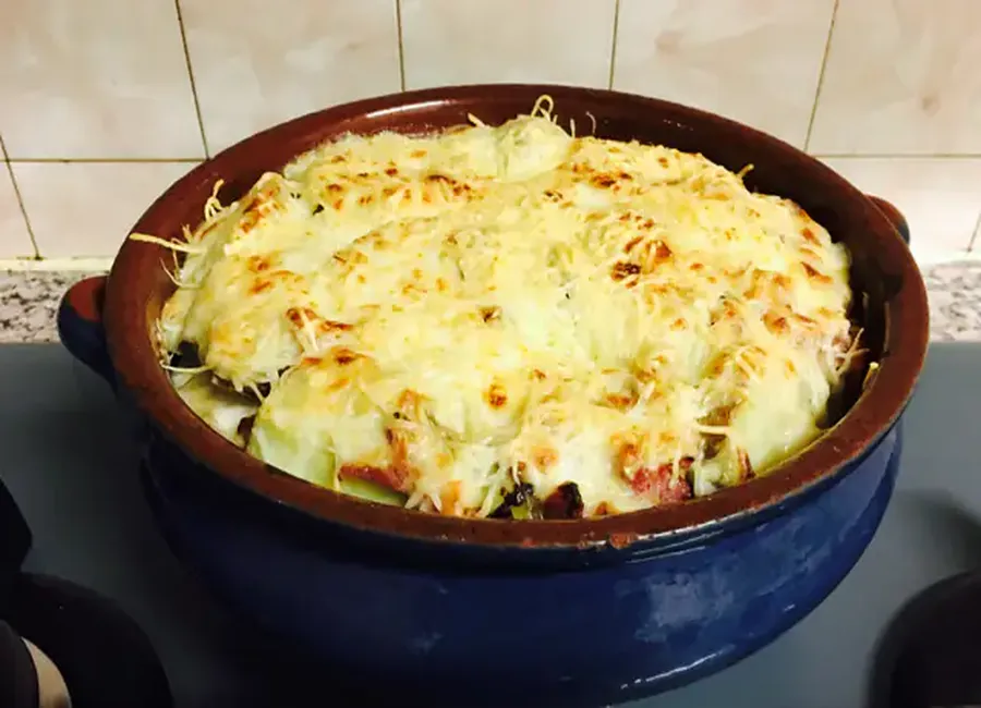 Pommes de terre gratinées mozzarella gruyère