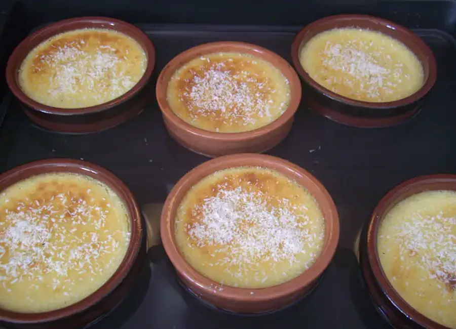 Flan noix de coco léger