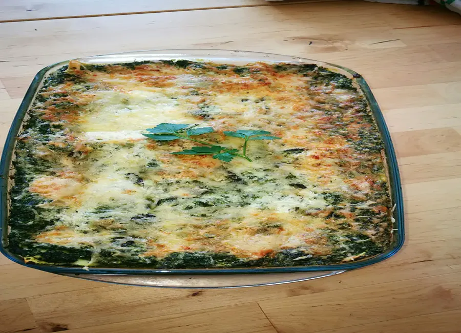 Lasagne épinard brousse menthe