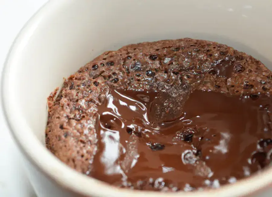 Ramequins au chocolat aux coeurs fondants