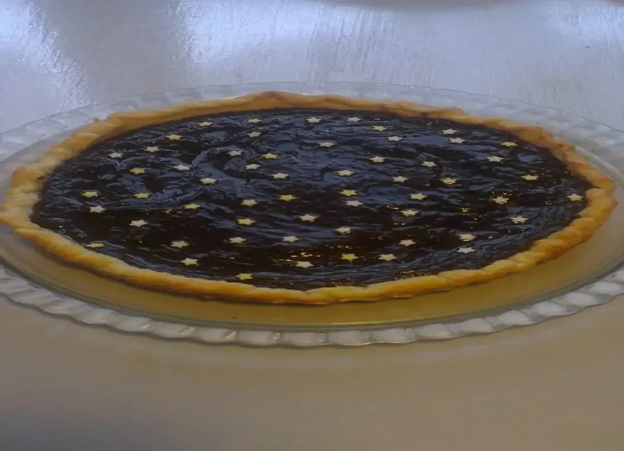 Tarte poires, bananes, et chocolat ultra-simple