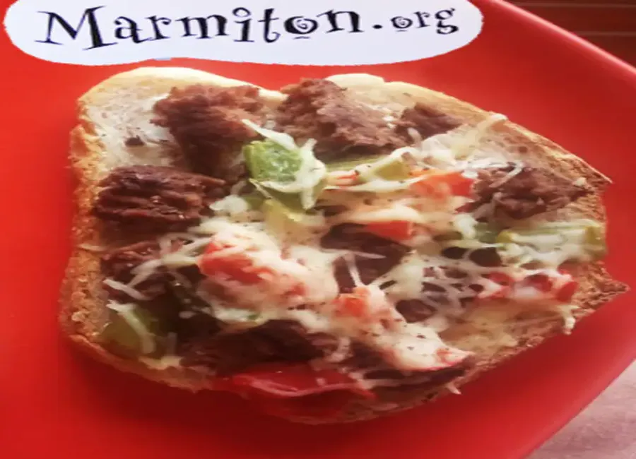 Tartine ensoleillée steak poivron