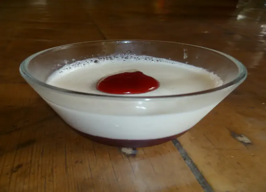 Panna cotta aux cerises
