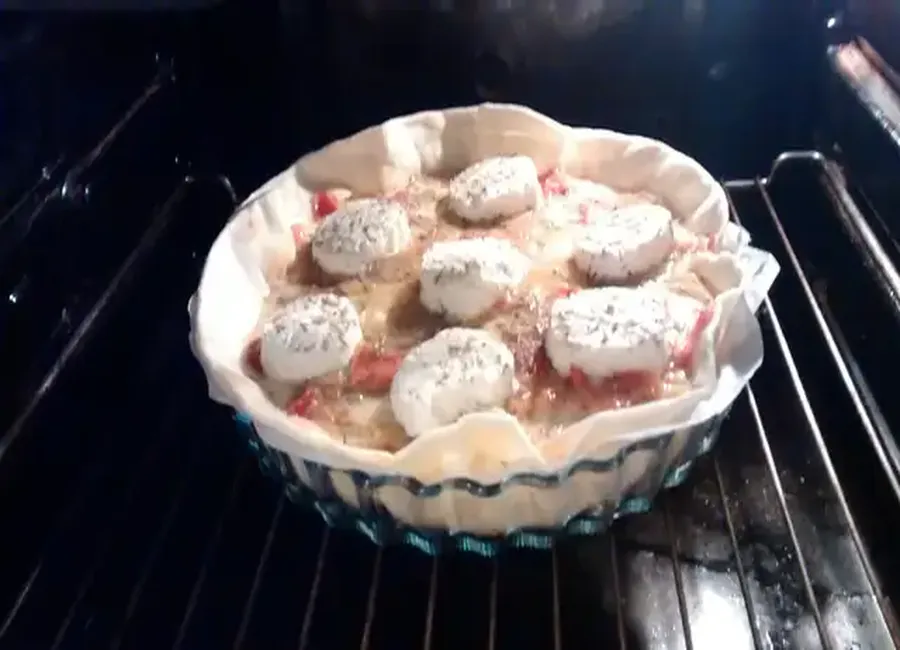 Tarte du soir végétarienne