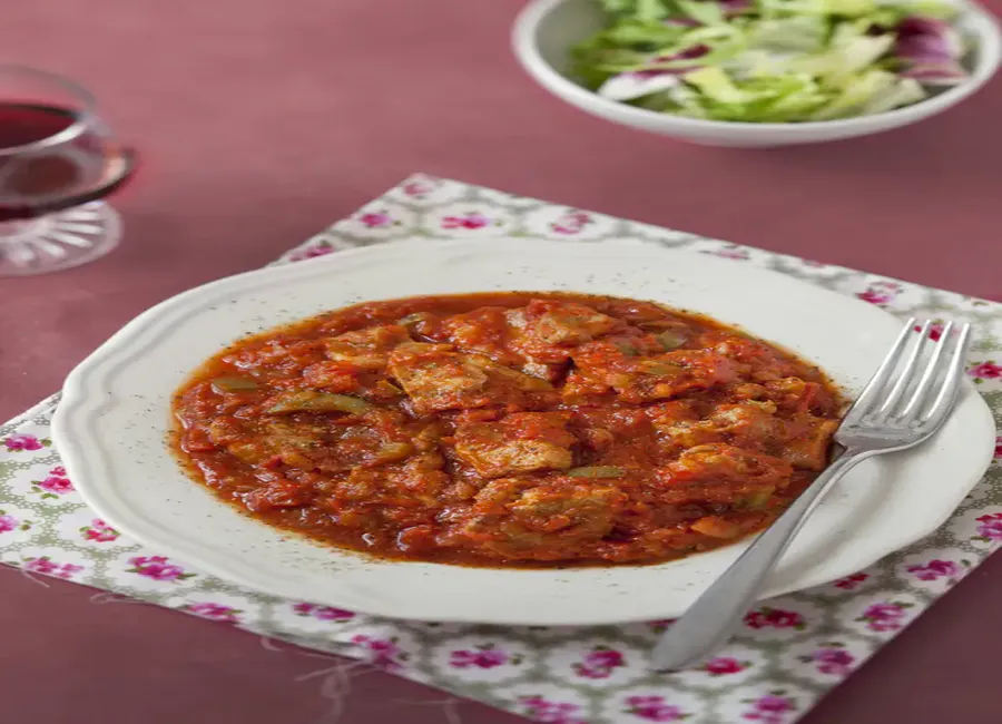 Magra con tomate - sauté de porc à la tomate (espagne)
