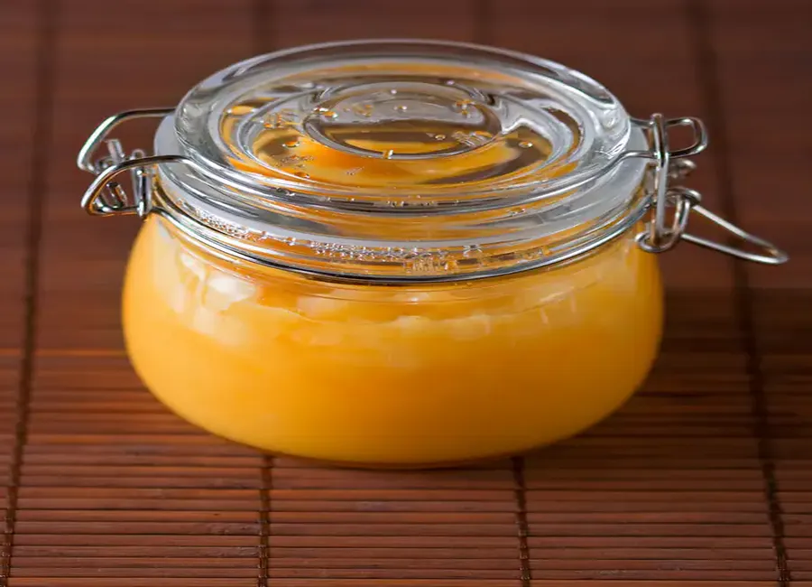 Compote pomme, mangue et fruits exotiques