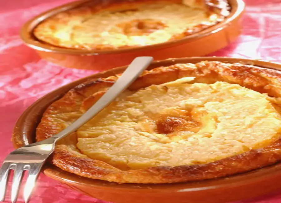 Clafoutis d'ananas créole