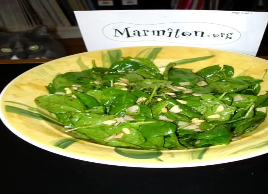 Salade d'épinards simplissime