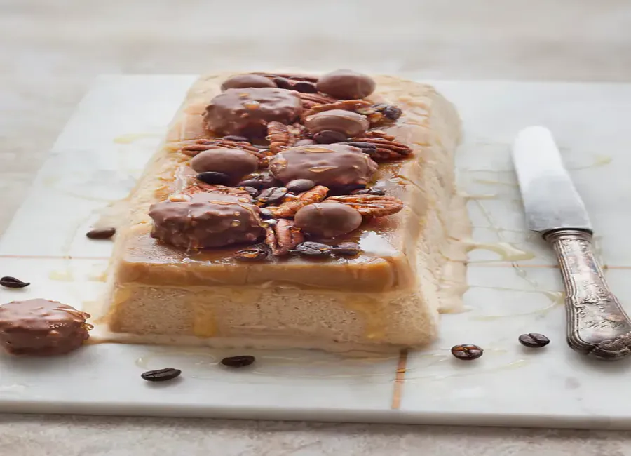 Parfait glacé onctueux au café