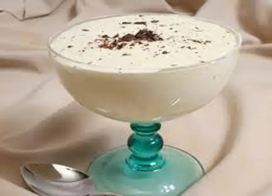Mousse au chocolat blanc et guimauves