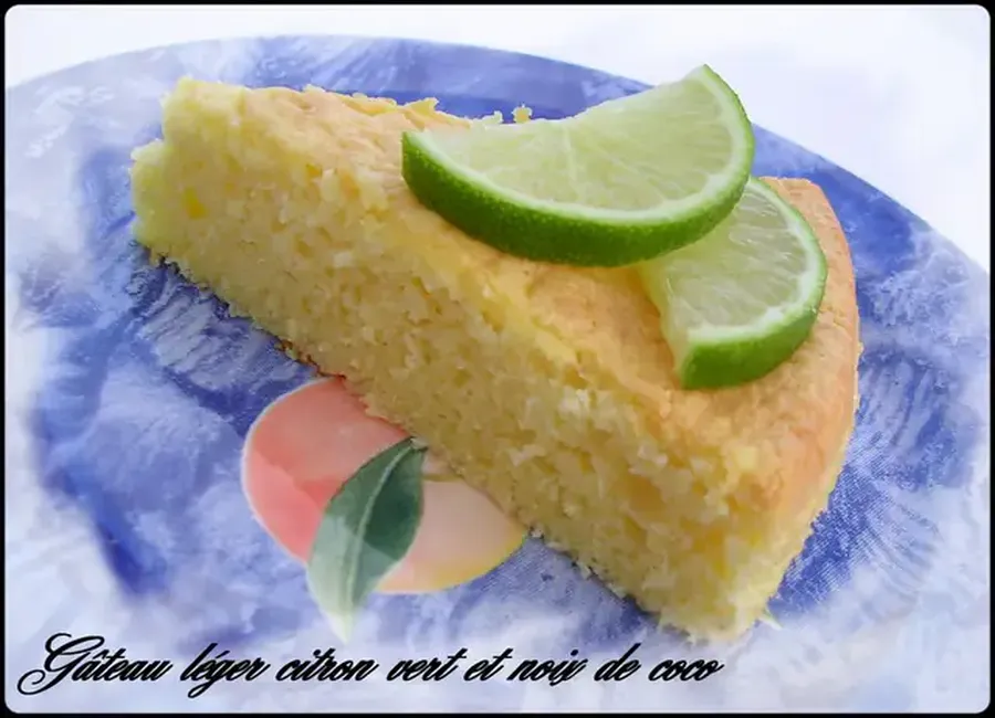 Gâteau léger au citron vert