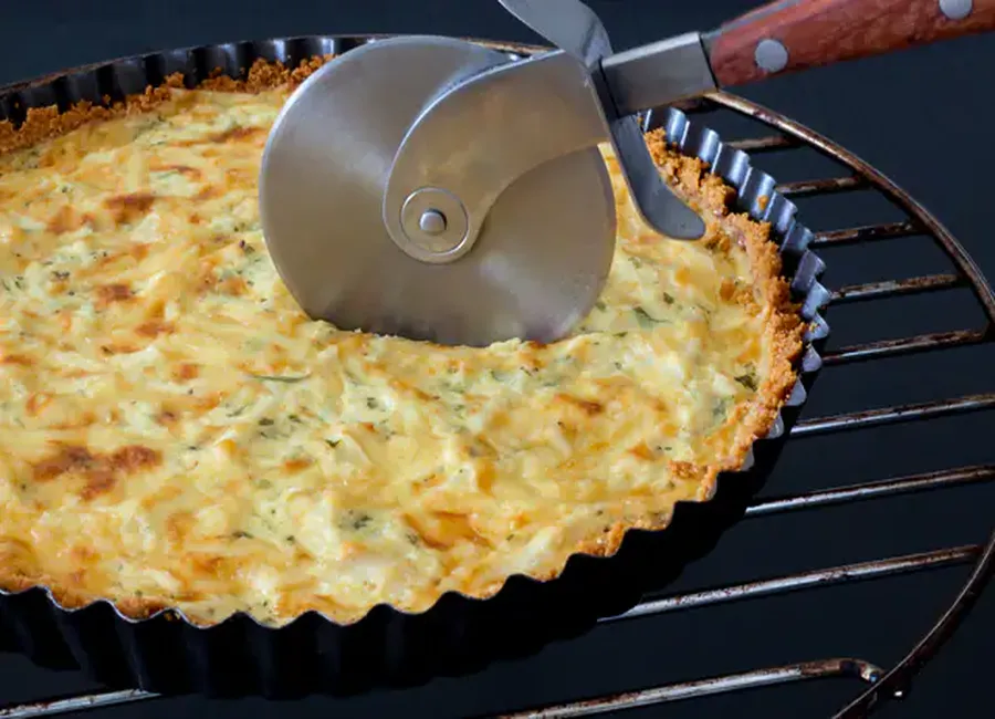 Tarte fondante à l'oignon et au chèvre