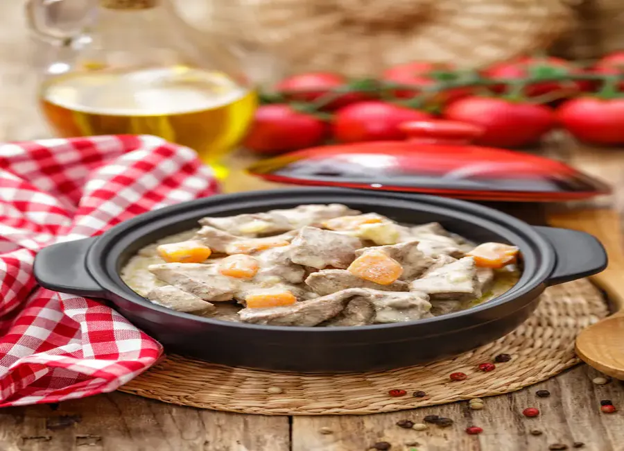 Sauté de veau aux champignons