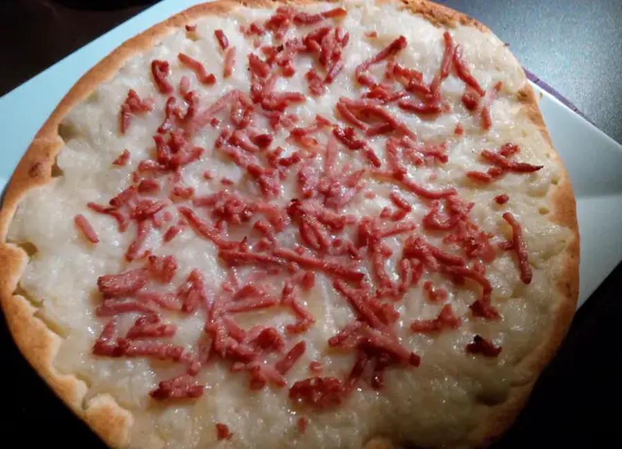 Véritable tarte à l'oignon alsacienne