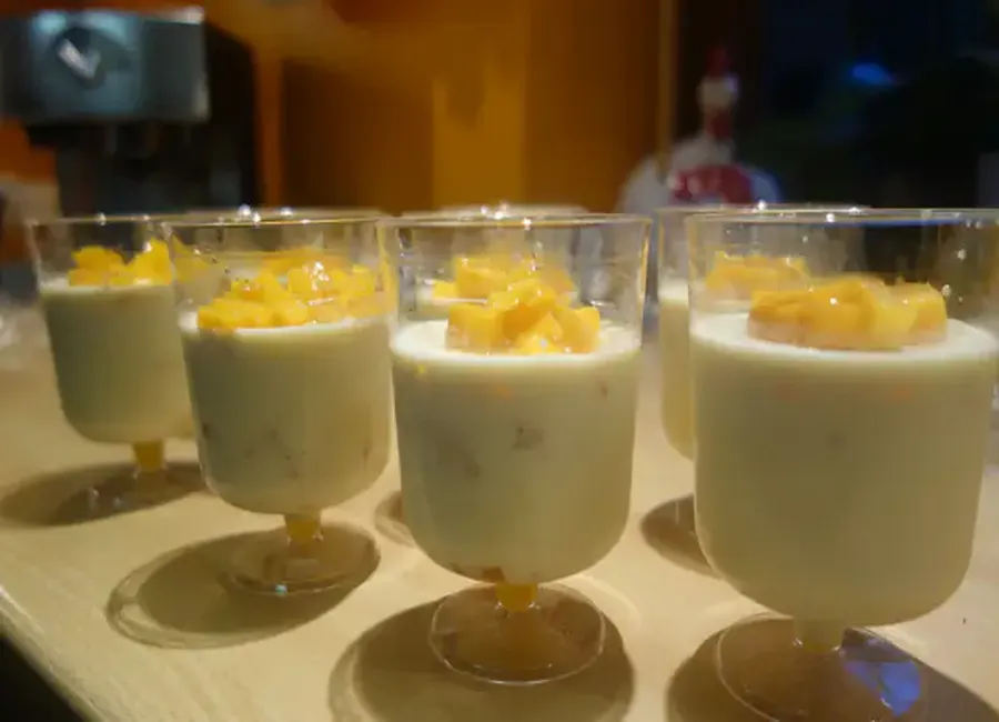 Panna cotta à la mangue