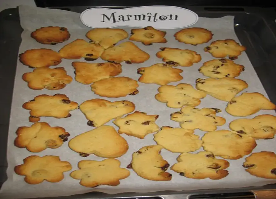 Sablés raisins et rhum