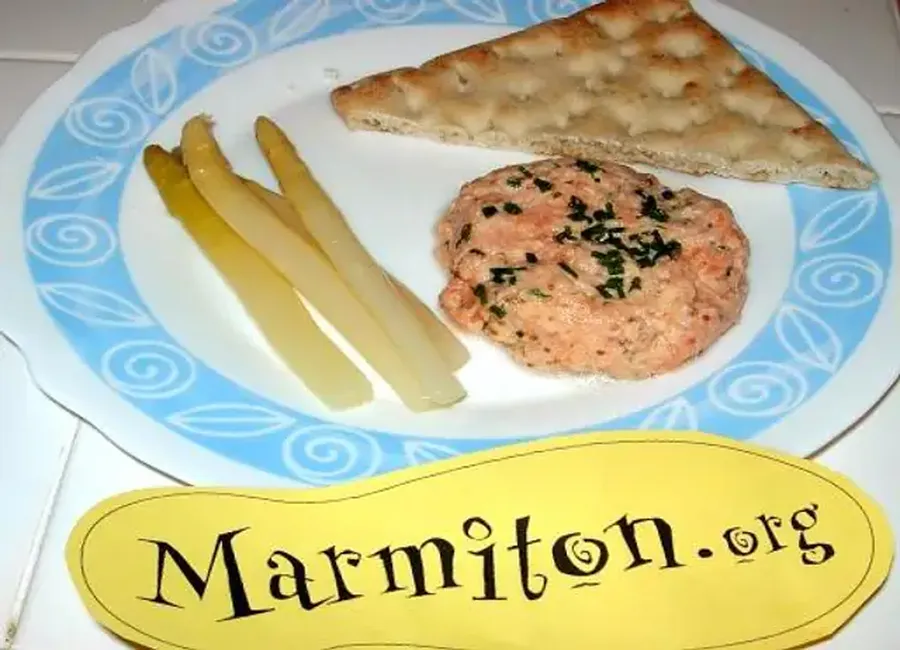 Tartare de saumon assaisonné
