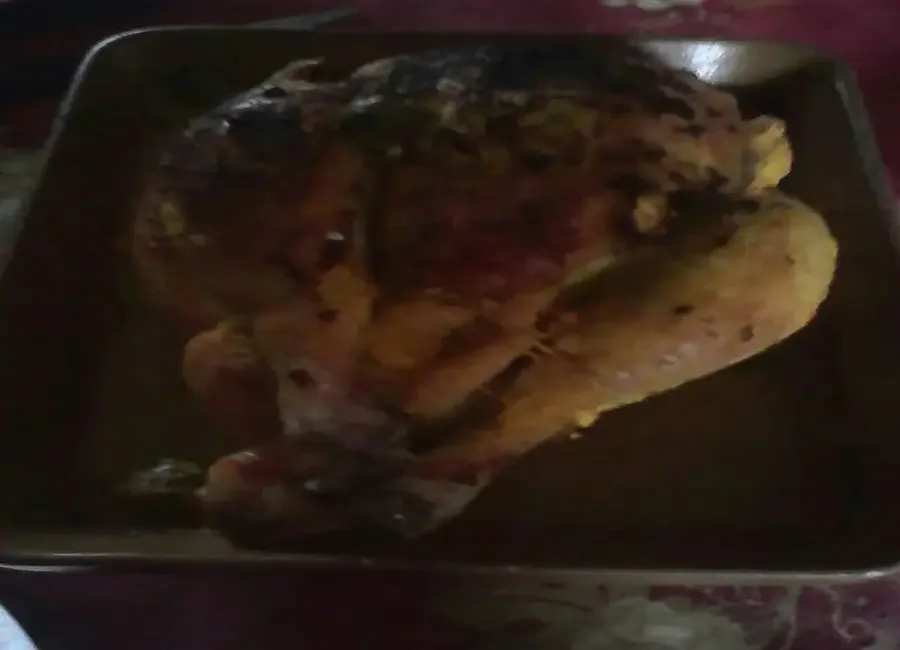 Poulet au citron et olives au four