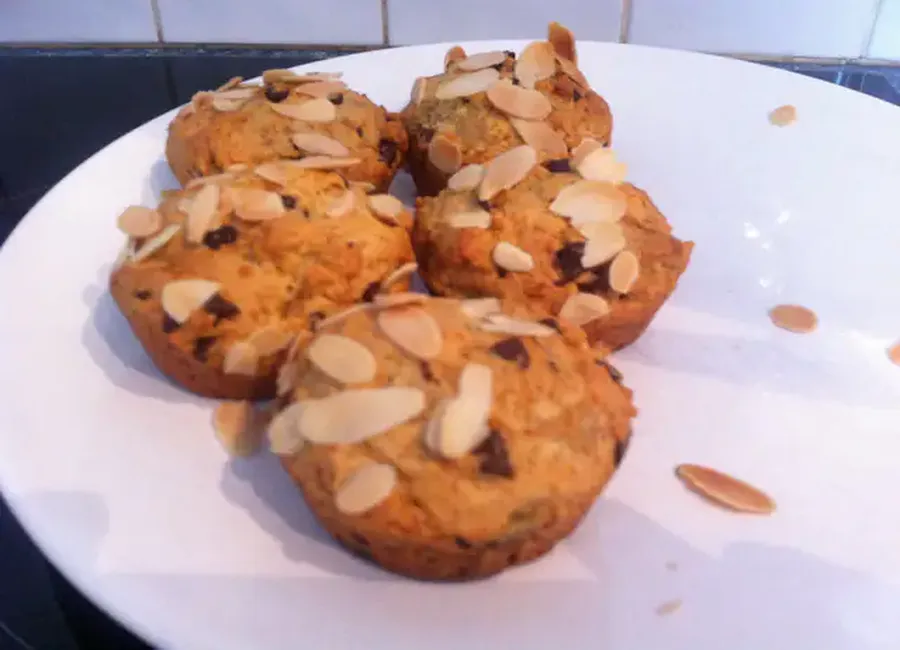 Muffins poire et chocolat