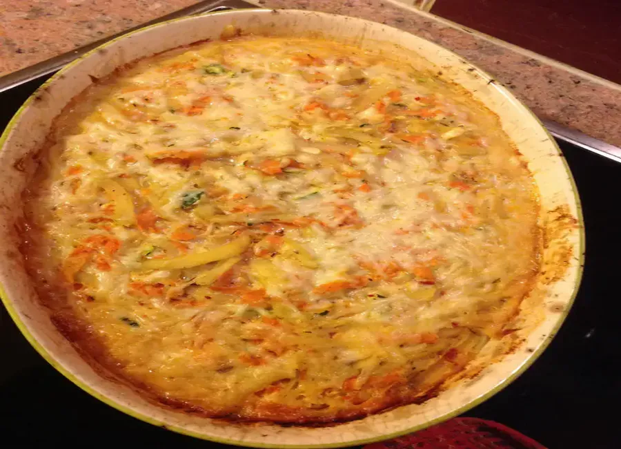Paillassons de carottes et pommes de terre