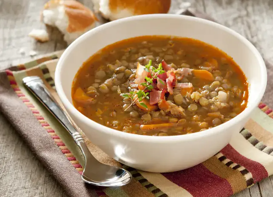 Soupe mexicaine aux lentilles