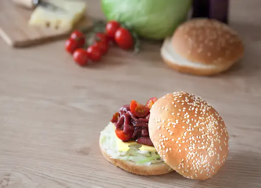Burger teriyaki