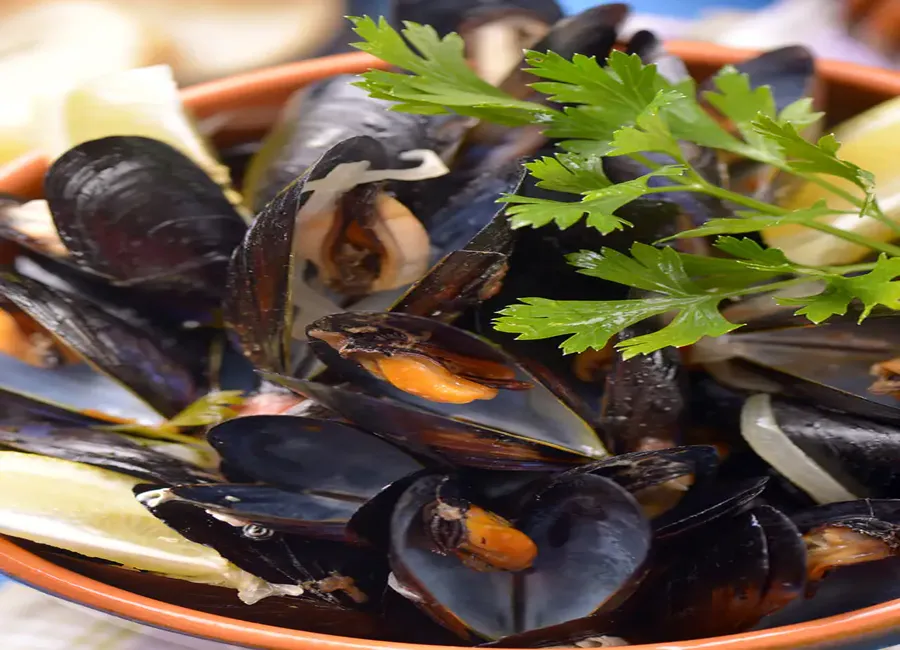 Moules normandes au cidre