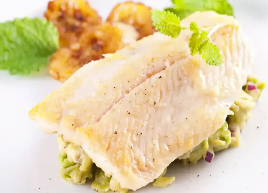 Filets de merlan au four et sa julienne de légumes