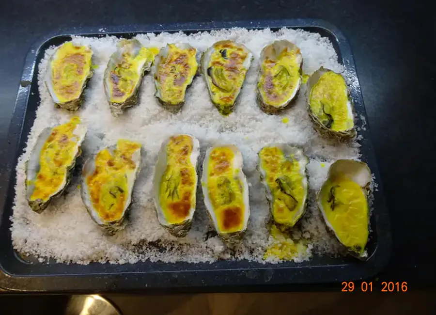 Huîtres au sabayon