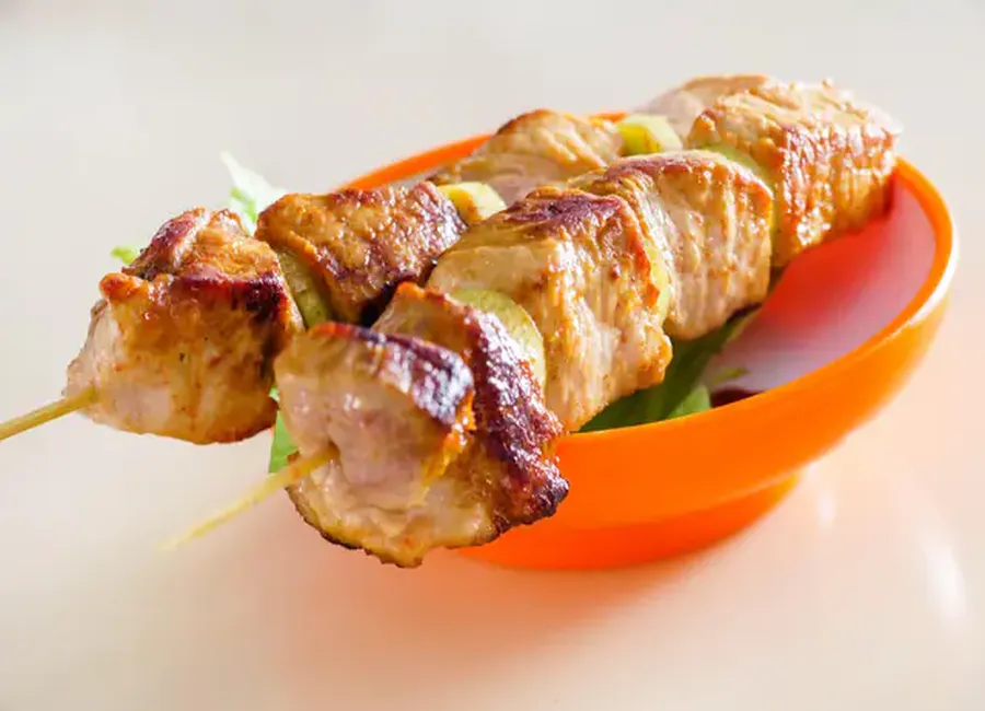 Chich taouk (poulet mariné grillé, recette libanaise)