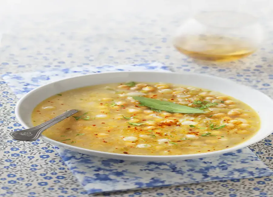 Potage de pois chiches ( italie du sud )