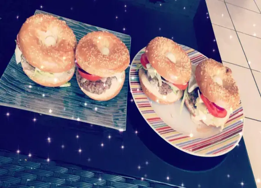 Bagel tartare charolais