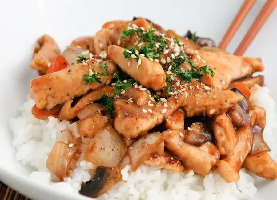 Sauté de poulet à la chinoise