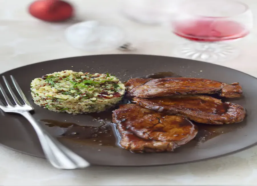 Grenadin de veau au vinaigre balsamique et au miel