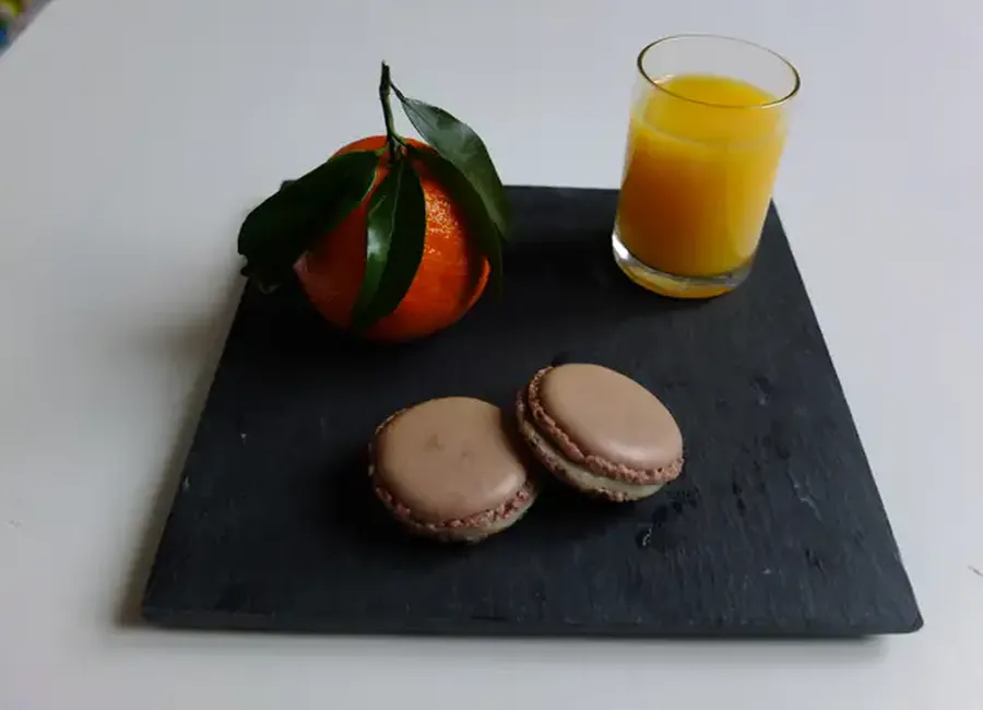 Macarons au chocolat blanc de kenzo
