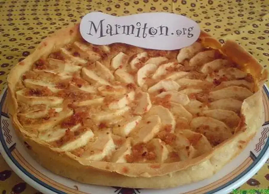 Tarte aux pommes et pain d'épices