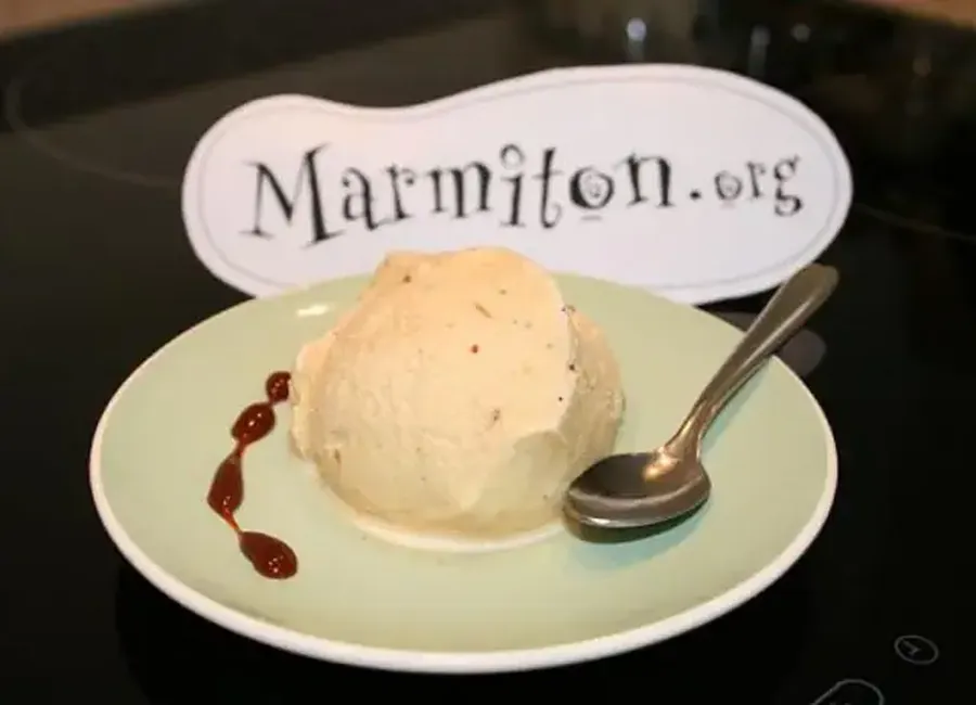 Glace vanille-caramel