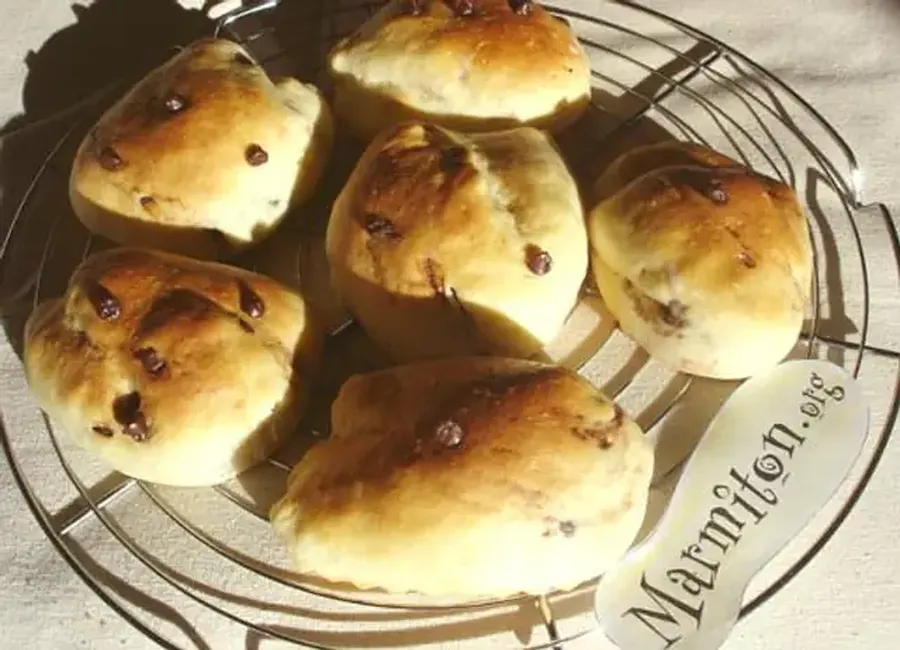 Petits pains au lait aux pépites de chocolat