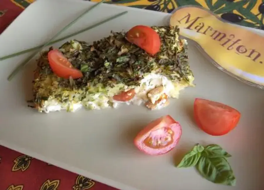 Clafoutis provençal au chèvre frais