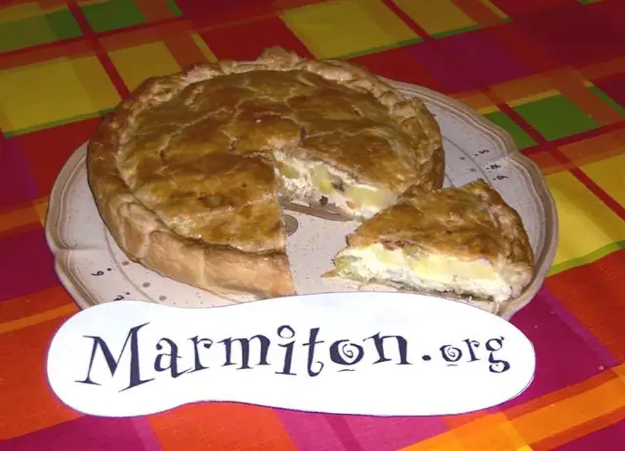 Tourte aux poireaux et poulet